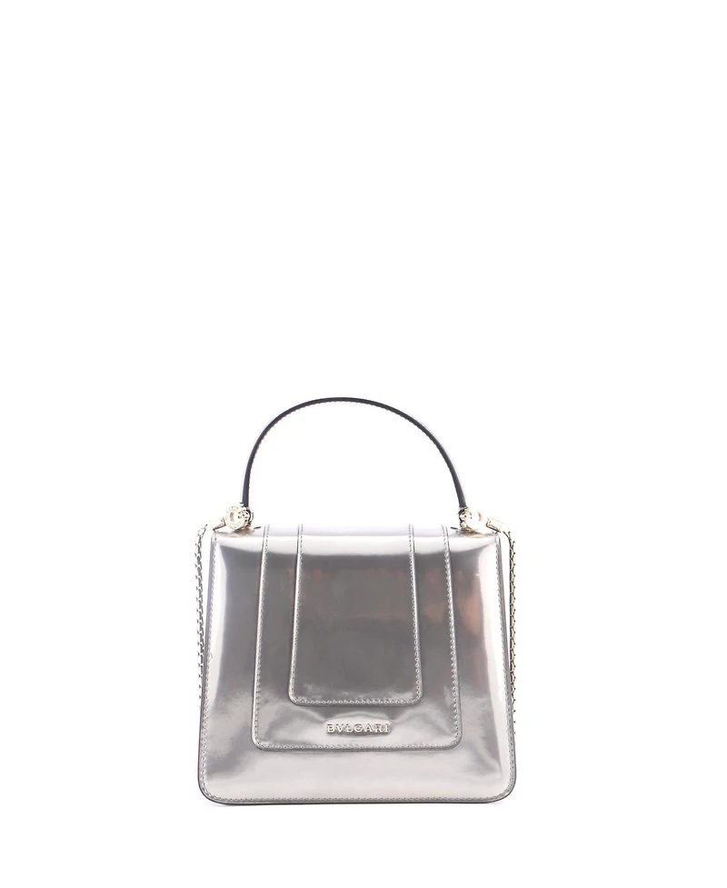 Pre-Owned Bvlgari Small Serpenti Top Handle Bag Patent