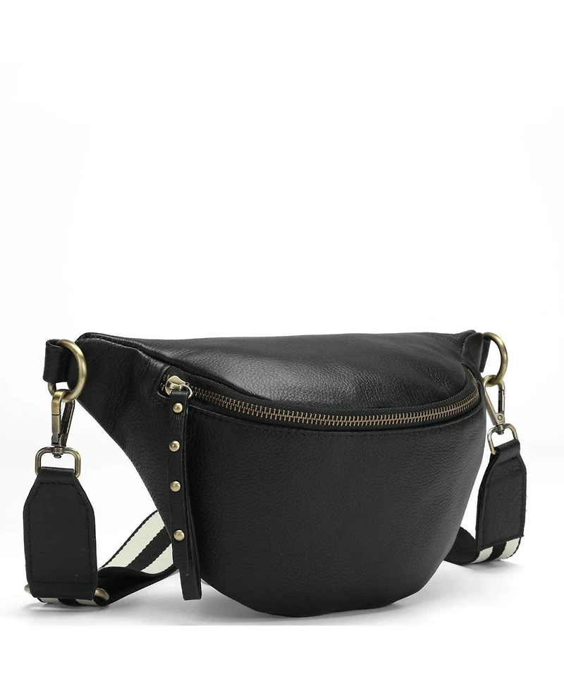 Susu Kira Pebbled Leather Cell Phone Bag Mini Crossbody Purse with Multi Compartments