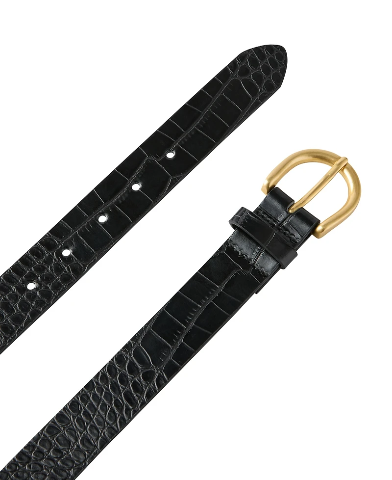 Cotton On Men's Croc Embossed Belt
