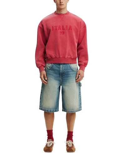 Cotton On Men's Oversized Graphic Sweatshirt