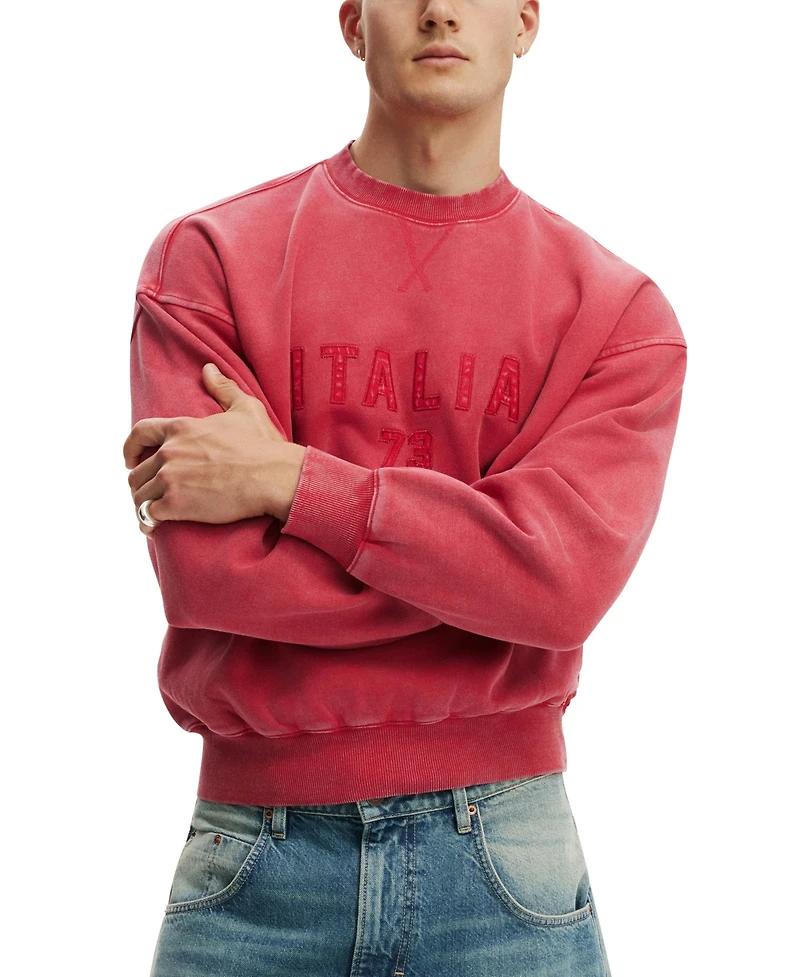 Cotton On Men's Oversized Graphic Sweatshirt