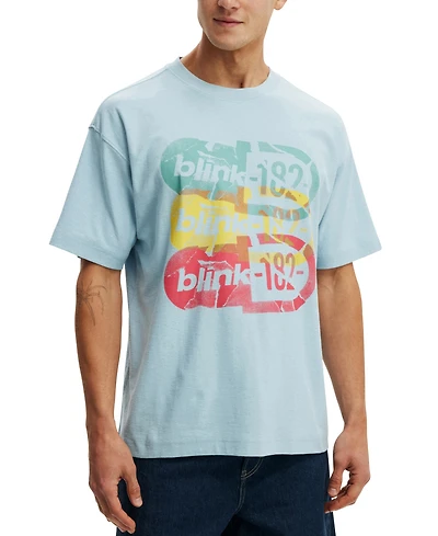 Cotton On Men's Premium Graphics Music Crewneck T-Shirt
