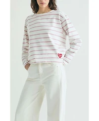 Scalpers Women's Striped T-shirt Patch
