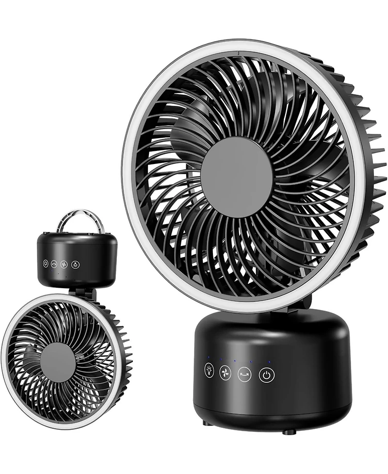 Cowsar 12-Inch Quiet Desk Fan with Remote and 10-Hour Timer