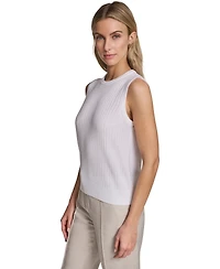 Calvin Klein Women's Sleeveless Crewneck Knit Sweater