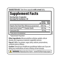 Kyolic Aged Garlic Extract Formula 114, Red Yeast Rice CoQ10, 150 Capsules