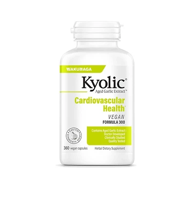 Kyolic Aged Garlic Extract Formula 300, Cardiovascular Health, 360 Capsules