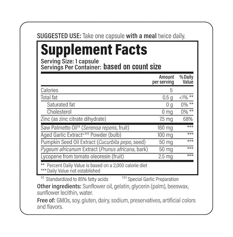 Kyolic Specialty Series Prosta-Logic, Healthy Prostrate, 60 capsules