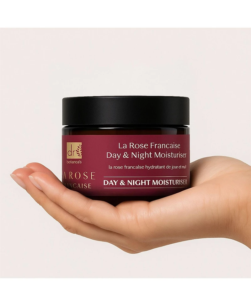 Dr. Botanicals La Rose Francaise Duo Day and Night Moisturiser 50milliliter