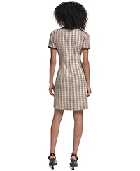 Karl Lagerfeld Paris Women's Crewneck Midi Dress