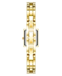 Anne Klein Women's Quartz Rectangle Gold-Tone Alloy Metal Bracelet Watch 28mm x 16.3mm