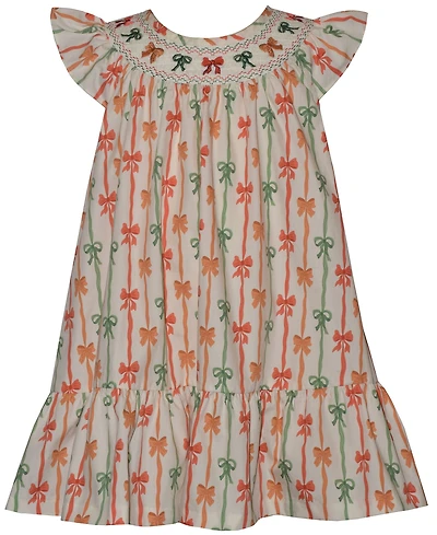 Bonnie Jean Girls' 2T-6X Short-Sleeve Dress
