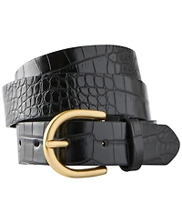 Cotton On Men's Croc Embossed Belt