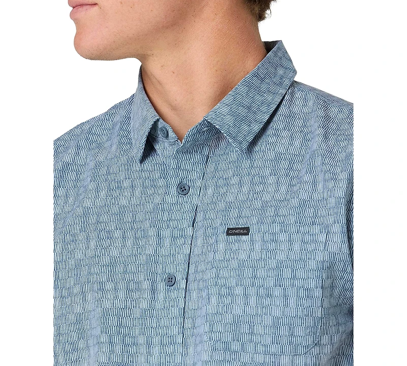 O'Neill Men's Button-Up Collared Woven Shirt