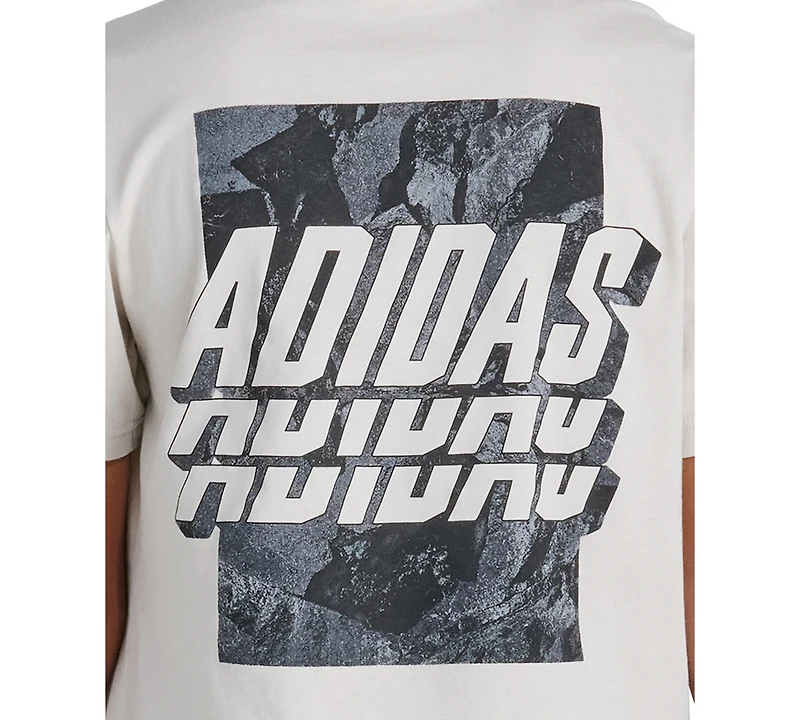 adidas Boys' 8-20 Short-Sleeve Rock Camo Poster T-Shirt