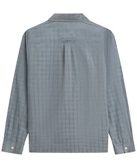 Scotch & Soda Men's Corduroy Checked Relaxed-Fit Short-Sleeve Shirt