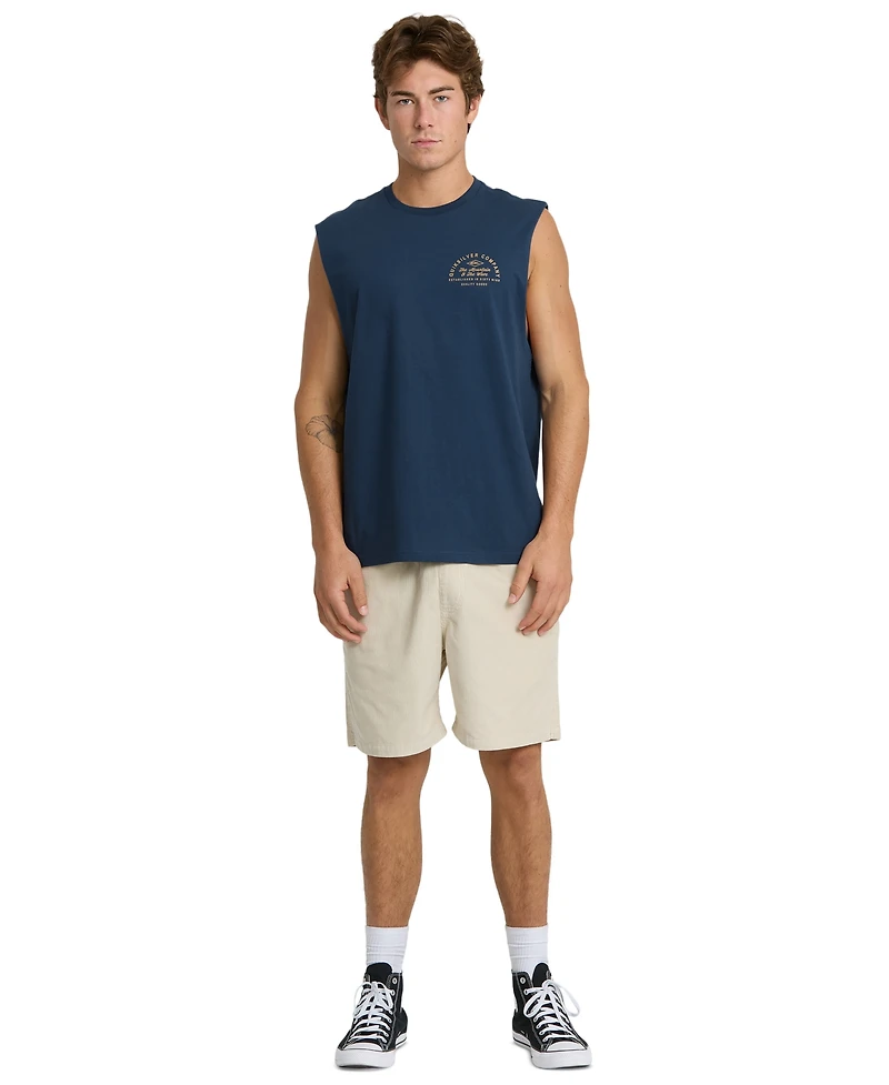 Quiksilver Men's Oversized Crewneck Muscle Tank Top
