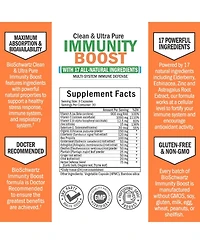 BioSchwartz Immunity Boost with Vitamin C and Zinc | 7-in-1 formula loaded with powerful Third Party tested ingredients | without gmos, soy, gluten, m