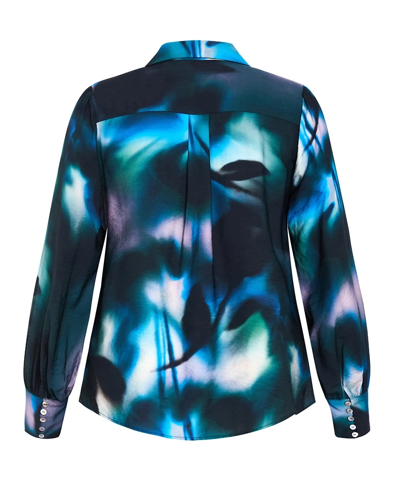 City Chic Women's Hayley Print Shirt