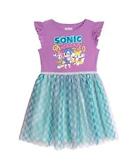 Sonic the Hedgehog Girls' Tulle Tutu Dress