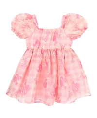 Barbie Girls' Short Sleeve Flare Dress