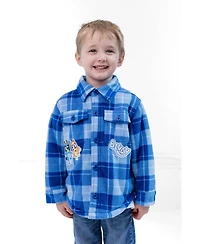 Bluey Boy's (2T-5T) Button Front Shacket