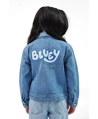 Bluey Toddler Girls 2T - 5T Denim Jacket