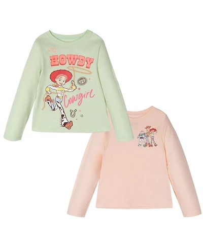 Moana Toy Story Toddler Girls' 2-Piece Long Sleeve T-Shirt Set