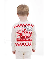 Disney Boys Lion King Toy Story Cars French Terry Sweatshirt and Jogger Pants Outfit Set to (2T - 10-12)