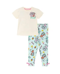 Paw Patrol Girls T-Shirt and Leggings Outfit Set