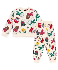 Star Wars Boy's (5-16) Holiday Fleece Sweatshirt and Joggers Set