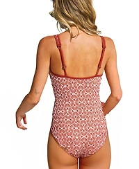 Cupshe Women's Guilty Pleasure Ornate One-Piece Swimsuit