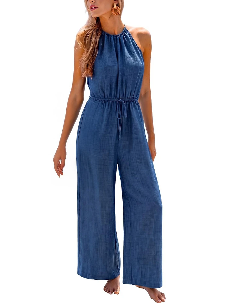 Cupshe Women's High Hopes Blue Jumpsuit