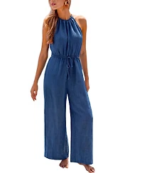 Cupshe Women's High Hopes Blue Jumpsuit