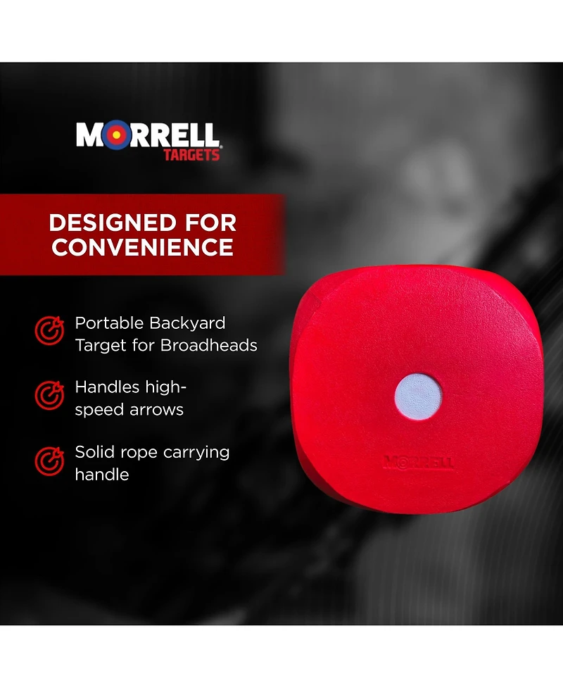 Morrell Targets High Roller Foam 6 Sided 21 Combo Archery Target, 13x13x13"