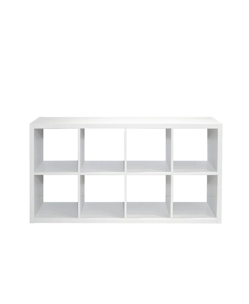 Flynama Smart 8-Cube Open Back Freestanding Storage Bookcase