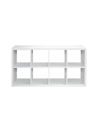 Flynama Smart 8-Cube Open Back Freestanding Storage Bookcase