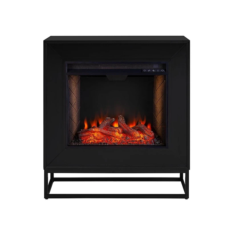 Augusta Home Holly and Martin Frescan Criss-Cross Electric Fireplace