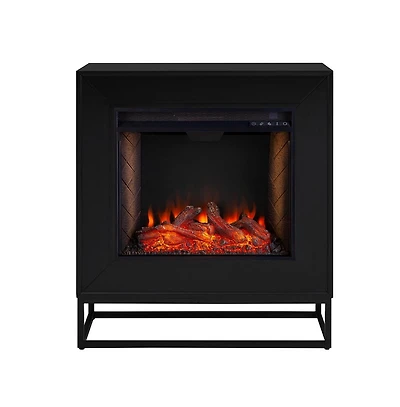 Augusta Home Holly and Martin Frescan Criss-Cross Electric Fireplace