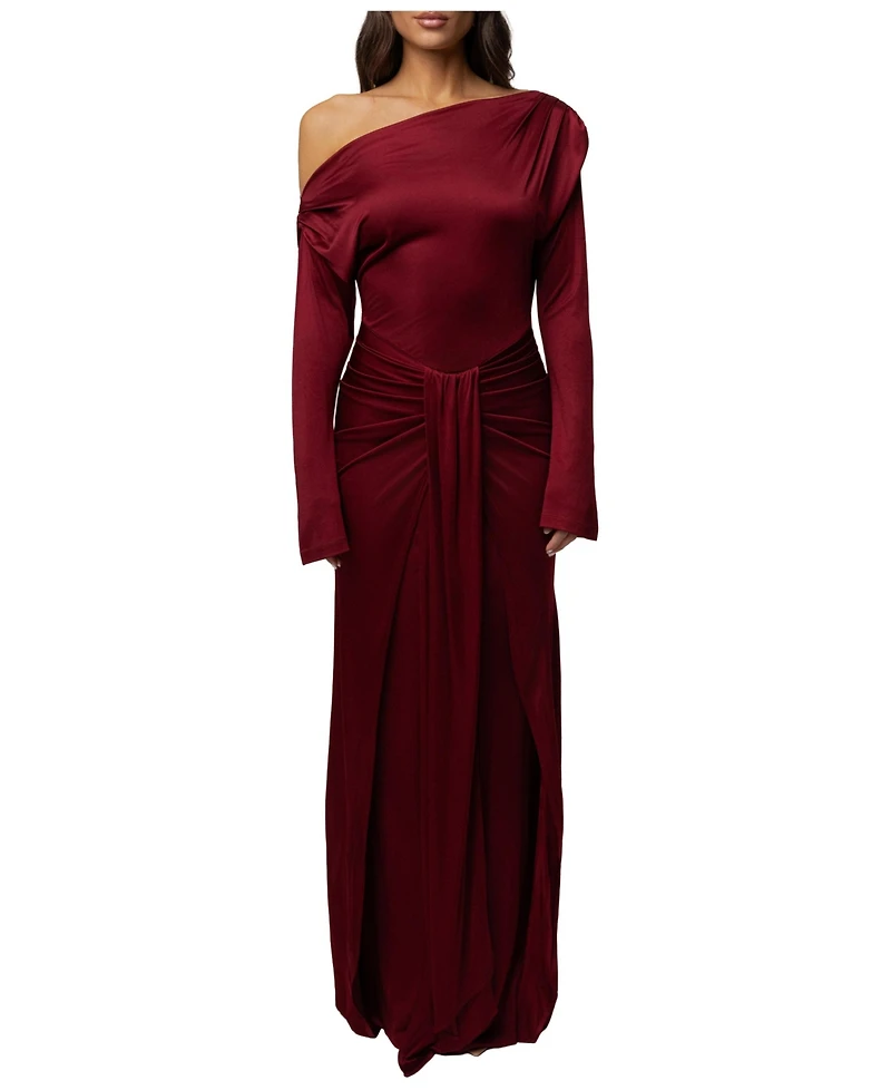 Jluxlabel Women's Draped Perfection Maxi Dress