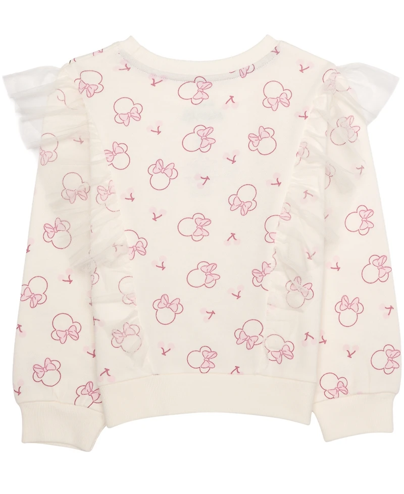 Disney Girls' 2T-6X Minnie Mouse Cherry Top and Skirt, 2-Piece Set