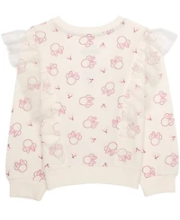 Disney Girls' 2T-6X Minnie Mouse Cherry Top and Skirt, 2-Piece Set