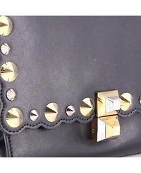 Pre-Owned Fendi Small Kan I Bag Studded Leather