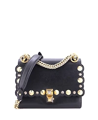 Pre-Owned Fendi Small Kan I Bag Studded Leather