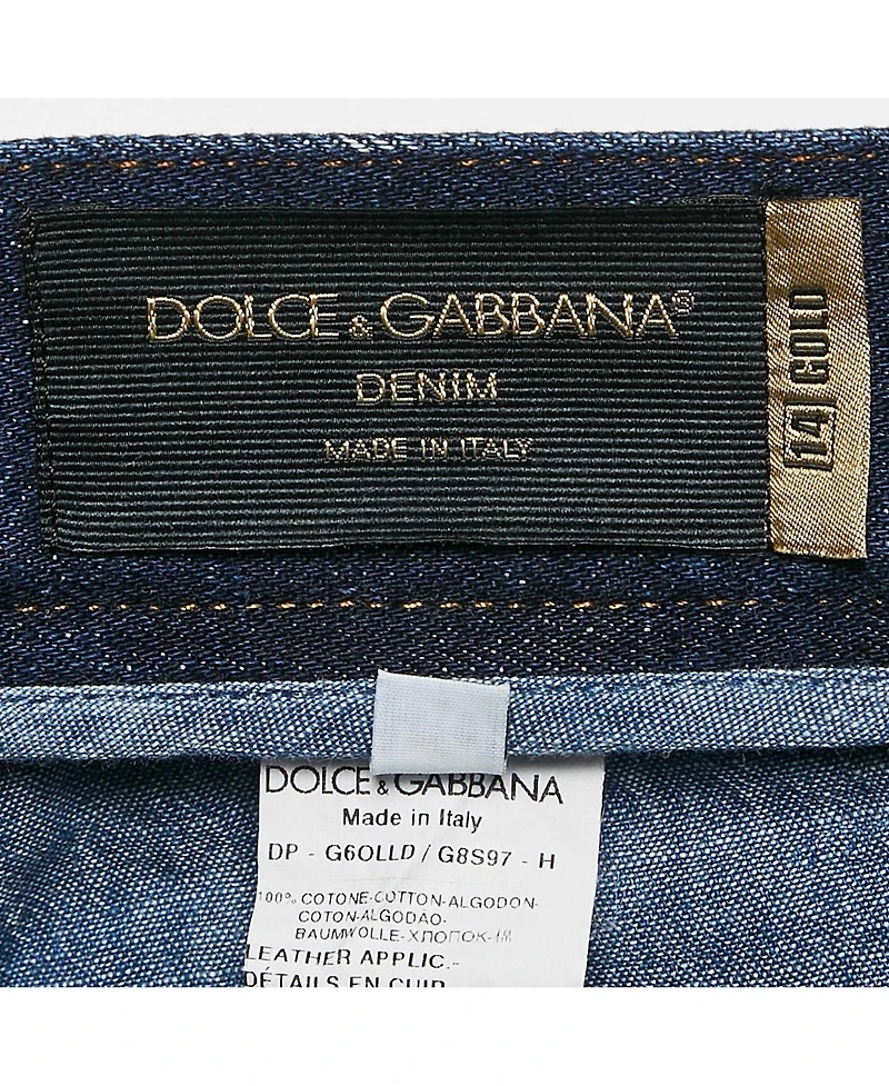Pre-Owned Dolce & Gabbana Men's Distressed Denim Jeans