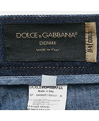 Pre-Owned Dolce & Gabbana Men's Distressed Denim Jeans