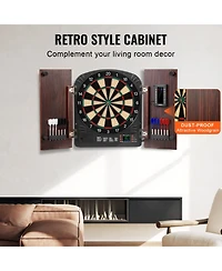 Vevor Dartboard and Cabinet Set Complete with All Accessories Easy Assembly