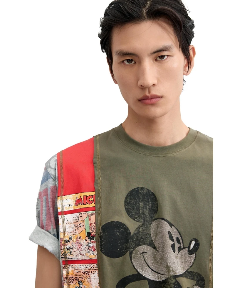 Desigual Men's Mickey collage T-shirt