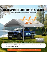 Vevor Carport Replacement Canopy Car Shelter Tent 10x20ft Not Include Frame