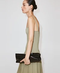 Mango Women's Ruched Neckline Full Dress